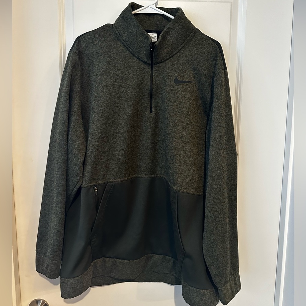 Forest Green Nike Men’s Therma-Fit Quarter Zip